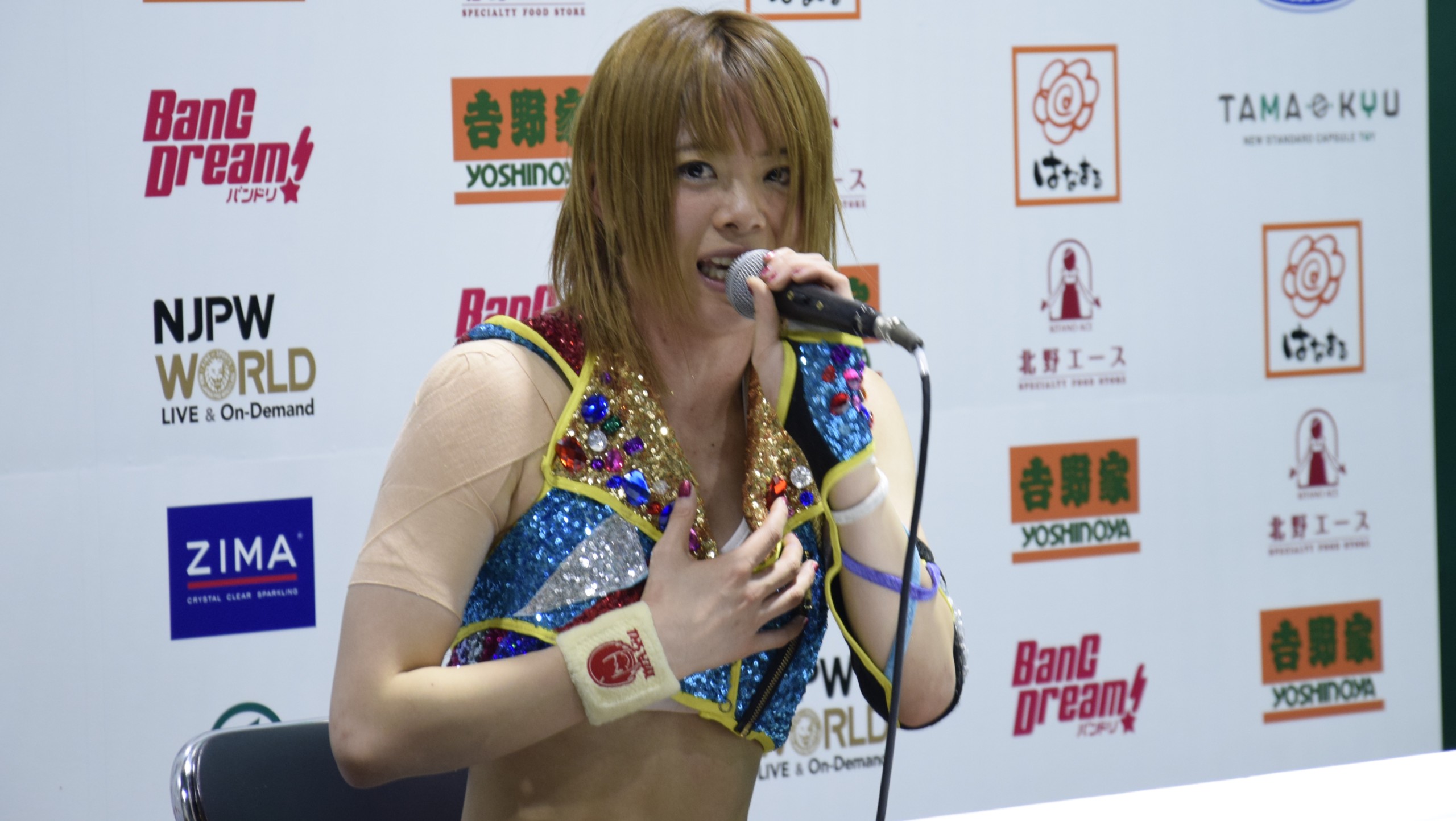 激レア】 岩谷麻優 スターダム リストバンド 新日本プロレス - アイドル