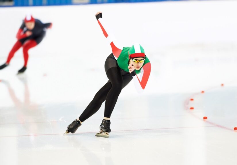 スピードスケート写真