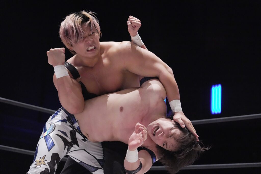 DDTプロレス・KANON選手受注タペストリー 3.22後楽でKO-D無差別級を争う上野勇希KANONが前哨戦！