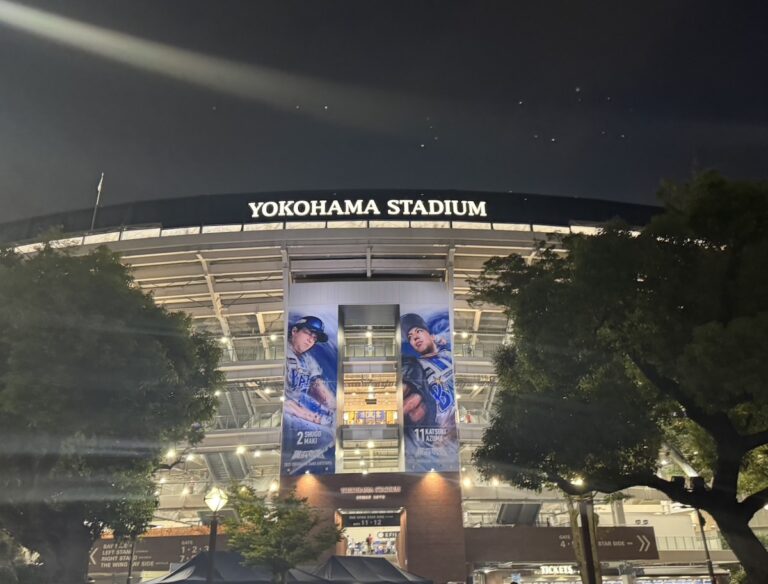 横浜DeNAベイスターズ球場深夜