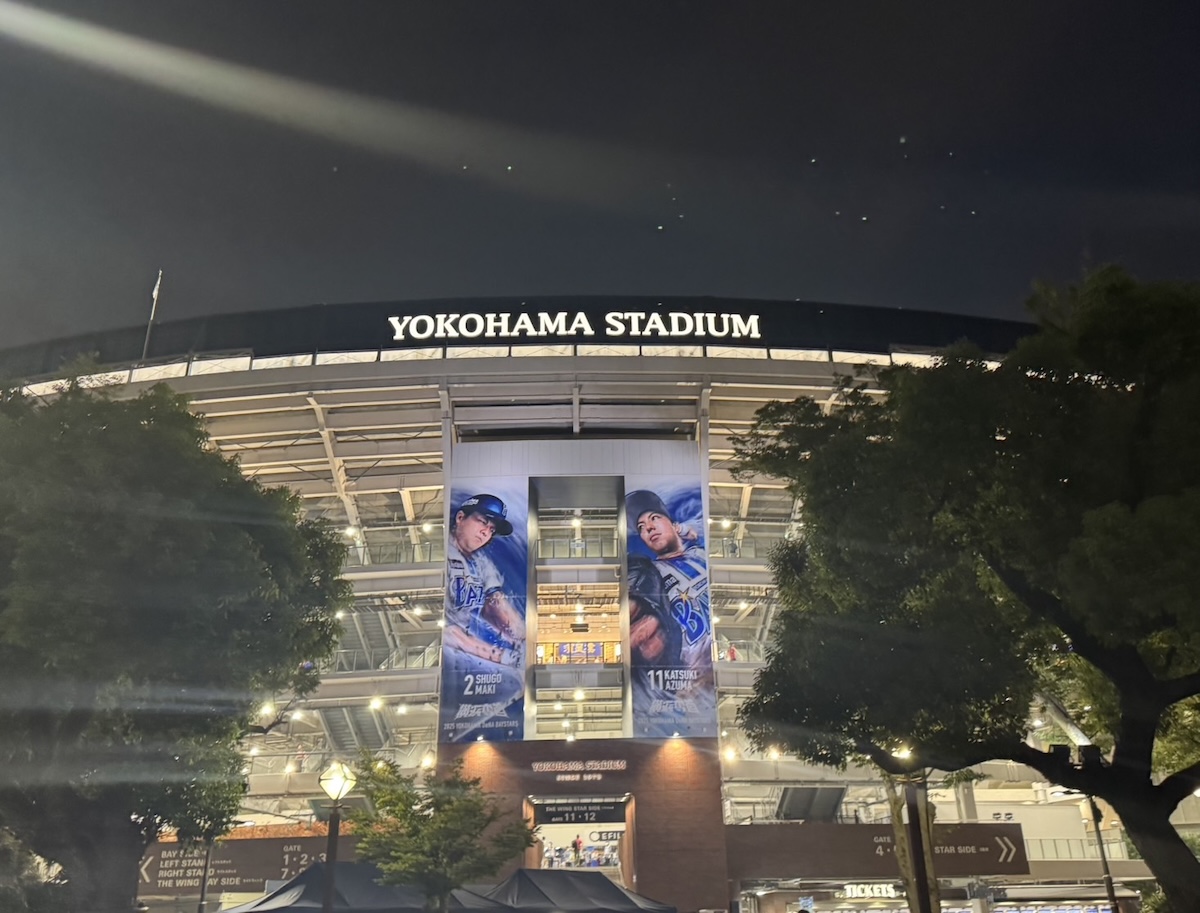 横浜DeNAベイスターズ球場深夜