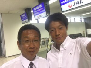 リオ卓也選手帰国お迎えのコピー