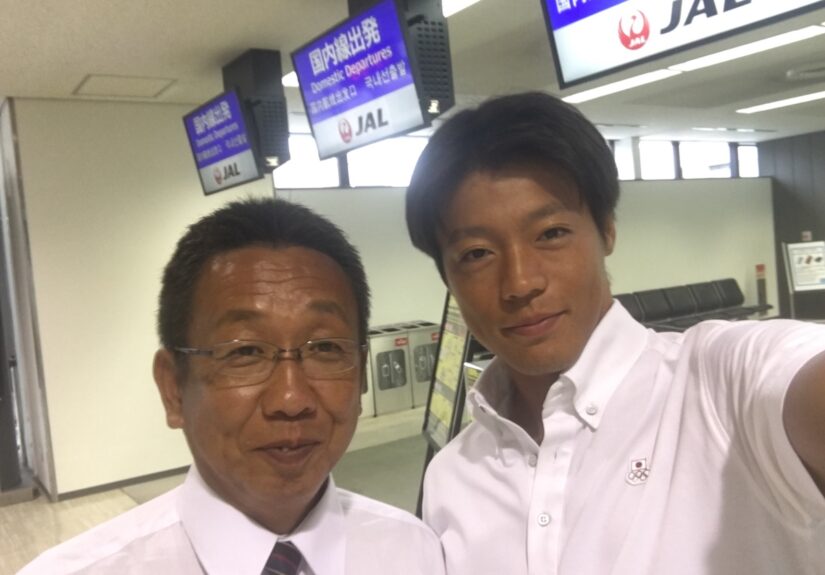 リオ卓也選手帰国お迎えのコピー