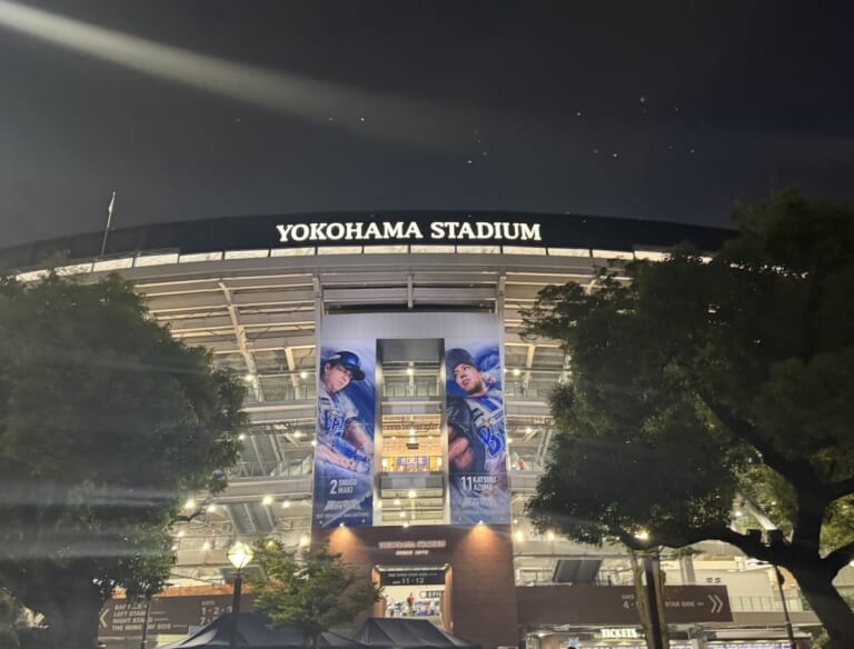 横浜DeNAベイスターズ球場深夜