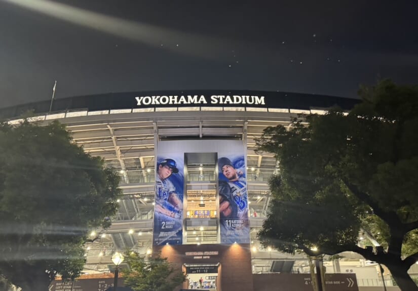 横浜DeNAベイスターズ球場深夜
